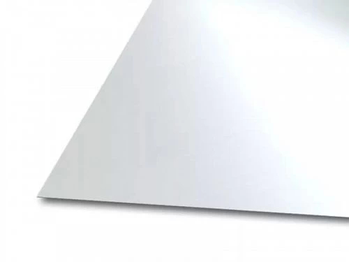 Плоский лист 1,25*3,0м арт.9003 ярко-белый (в пленке)