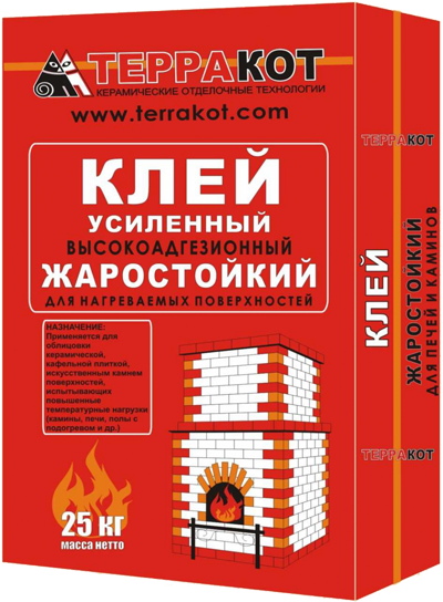 Клей для плитки Терракот термостойкий усиленный 25кг купить в каталоге интернет магазина СМИТ с доставкой по Улан-Удэ