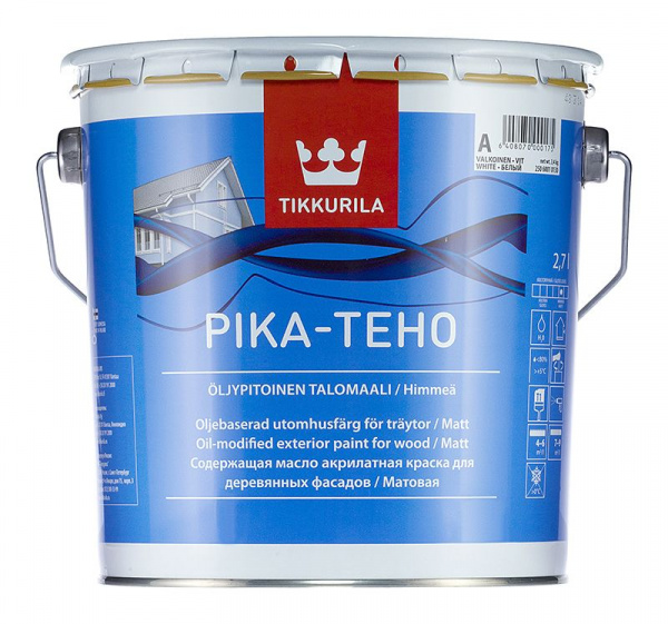 Краска фасадная TIKKURILA PIKA-TEHO CLASSIC А 2,7 л