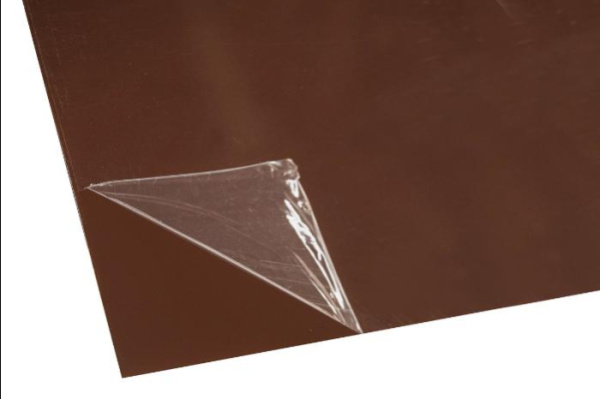 Плоский лист 1,25*3,0м арт.8017 шоколад (в пленке)