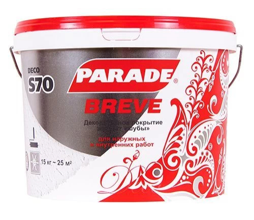 Декоративное покрытие PARADE DECO Breve S70 шуба 4кг