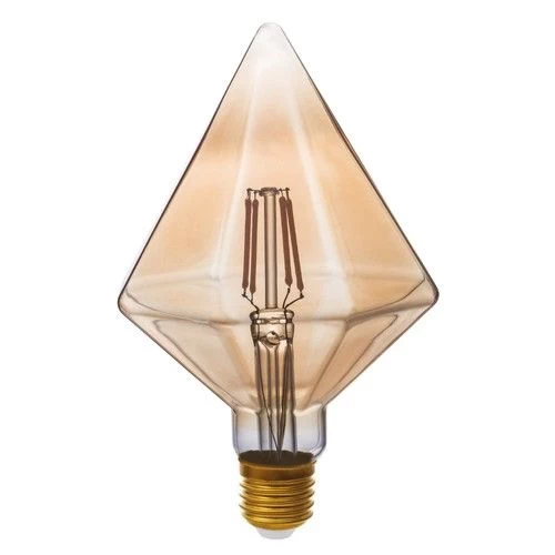Лампа светодиодная Hiper THOMSON-В2197 LED DECO FILAMENT CRYSTAL 4W 480Lm Е27 95155 1800K GOLD 