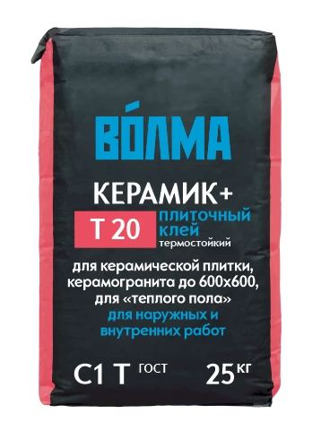Клей для плитки  ВОЛМА Керамик+ 25кг (56)