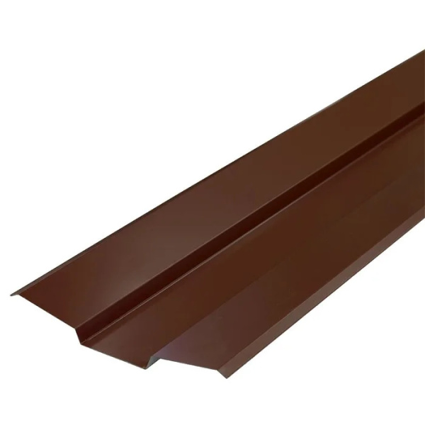 Планка ендовы верхняя 76*76*2000 арт.8017 шоколад