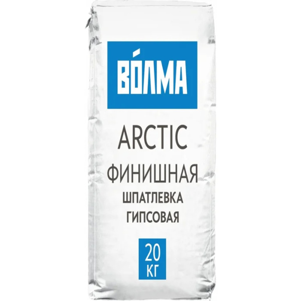 Шпатлевка ВОЛМА Arctic 20 кг гипсовая белая