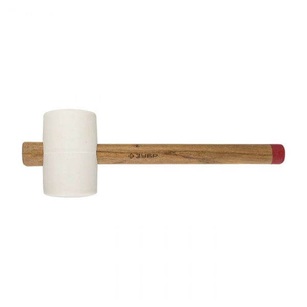 Киянка резин. белая 340г деревянная ручка ЗУБР (20511-340)