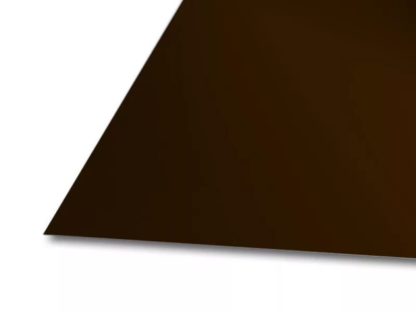 Плоский лист 1,25*2,5м арт.8017 шоколад (в пленке) ПМ