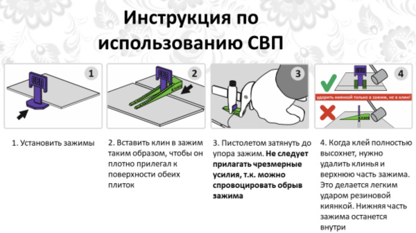 Система выравнивания плитки Клин 50шт (339-2050) купить в каталоге интернет магазина СМИТ с доставкой по Улан-Удэ