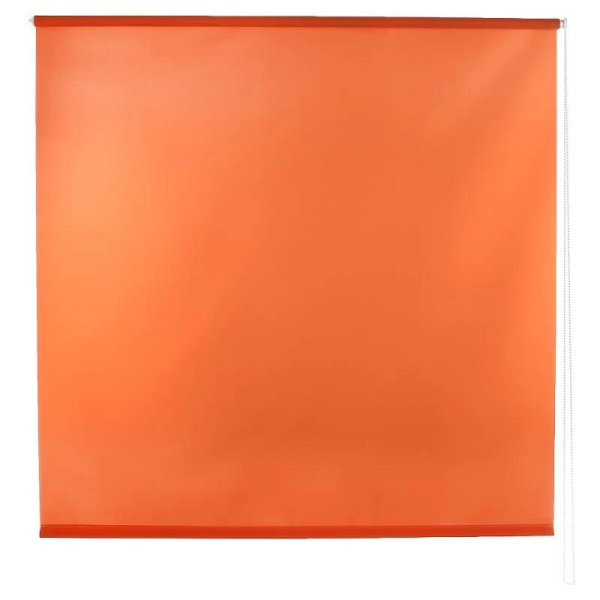 Рулонная штора 120х175 Плайн оранжевый 7510